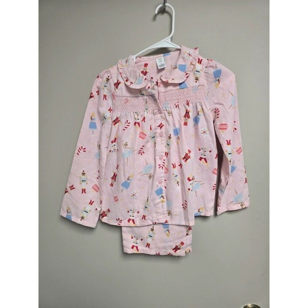 Janie and jack girls size 8 Nutcracker pajamas